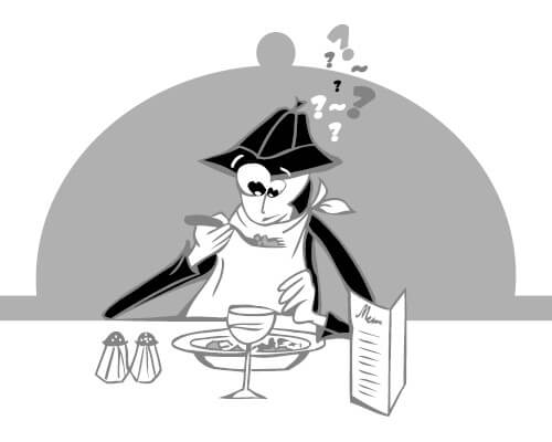 client mystere au restaurant